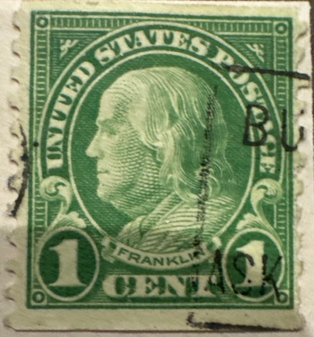 Franklin 1 Cent Green
