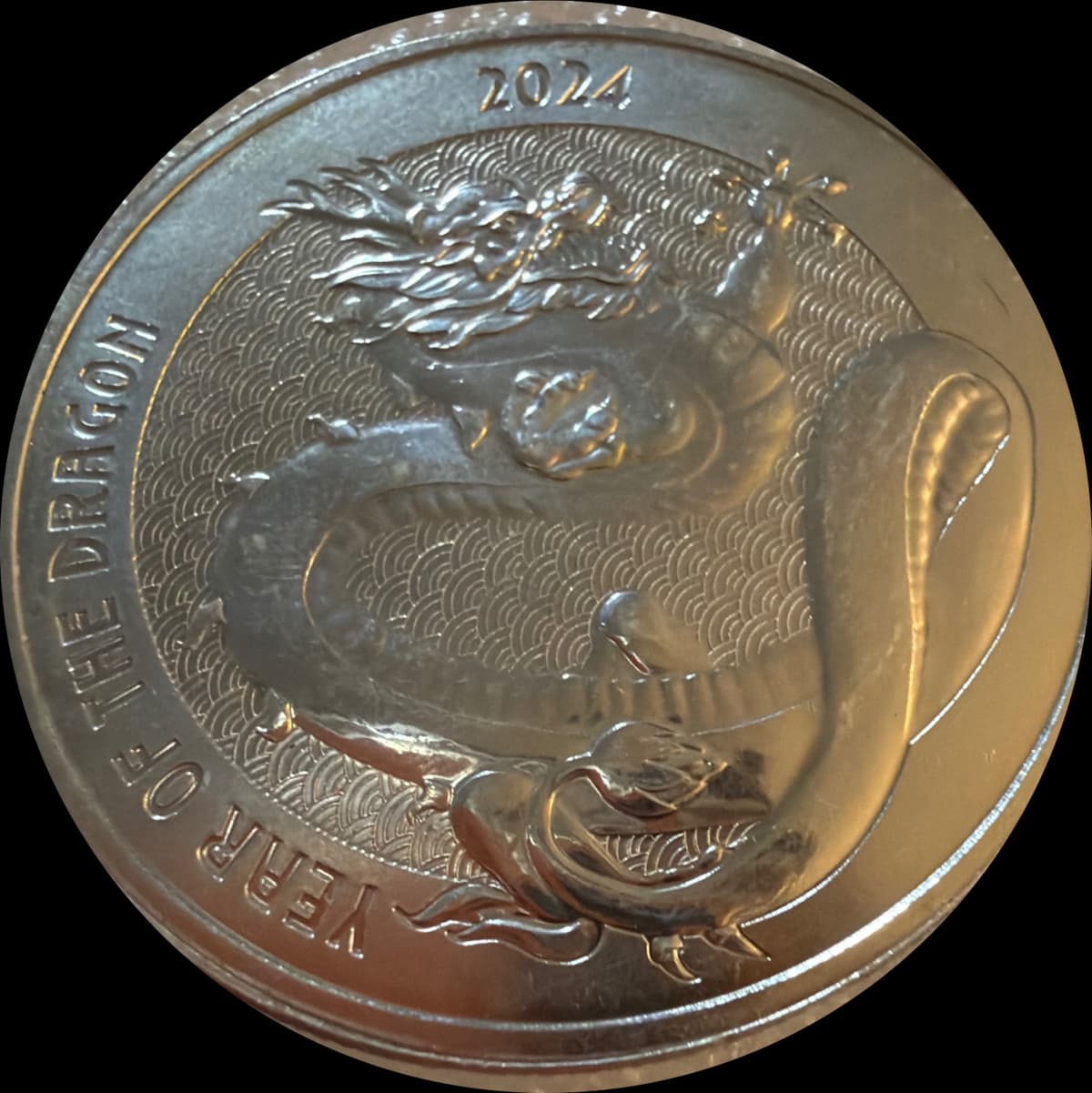 2024 Lunar Year of the Dragon Silver Round 1 oz