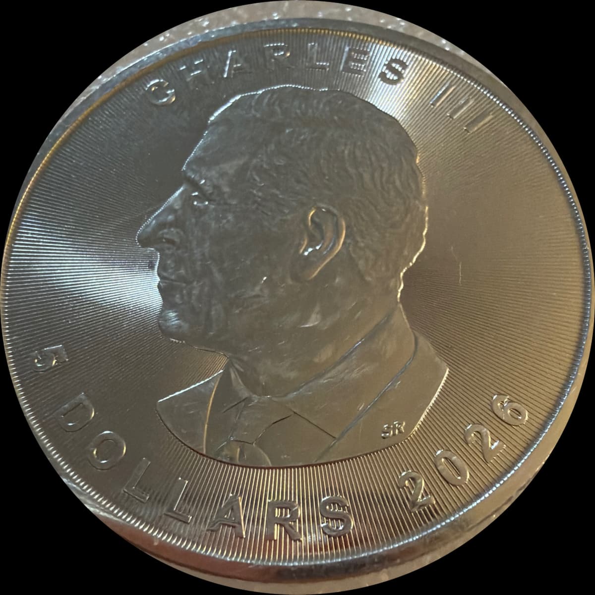 2026 Tuvalu 5 Dollars King Charles III Silver Coin